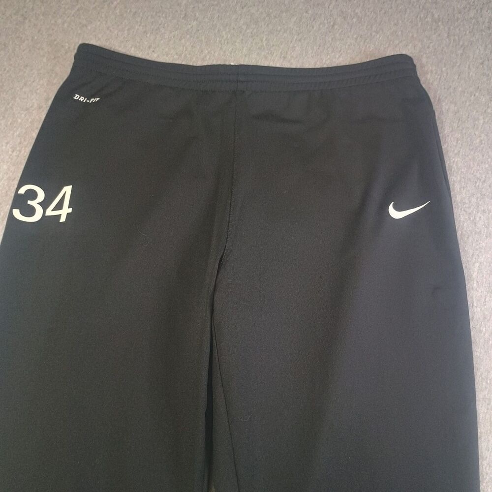 Nike Dri-Fit Libero Tech Pants Joggers/Soccer Womans M Black Drawstring Stretch